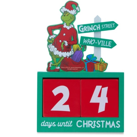 Dr. Seuss The Grinch Who Stole Christmas, Countdown Calendar, holiday decorr - Picture 3 of 16